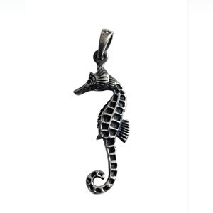 Silver Seahorse Charm Or Pendant